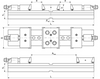 Imadło stalowe precyzyjne podwójne 2x270/175mm