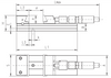 Imadło precyzyjne 260x150mm - Bison 6621