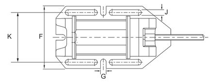Imadło wiertarskie Vertex 160mm - Tajwan