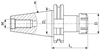 Oprawka zaciskowa do tulejek ER40 - DIN40 75mm