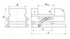 Imadło sinusowe bezwrzecionowe, uchylne 125mm