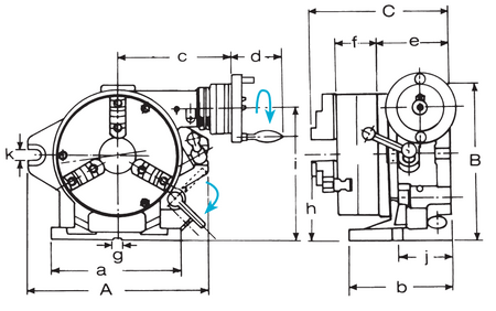 Podzielnica uniwersalna przyrząd podziałowy przestawny 200mm 
