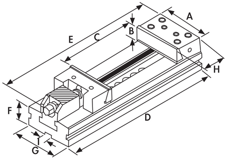 Imadło modułowe precyzyjne maszynowe VMP-6C