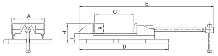 Imadło wiertarskie Vertex 160mm - Tajwan