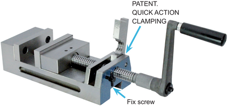 Imadło precyzyjne szybkoprzestawne 132x125mm