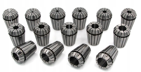Tulejek zaciskowych ER25 – 15 szt. (2-16 mm) DIN6499