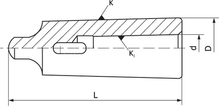 Tuleja redukcyjna standardowa MS4/MS2