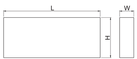 Zestaw podkładek równoległych 7 par 150x6,8x15-35