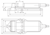 Imadło maszynowe 105mm - Bison 6910