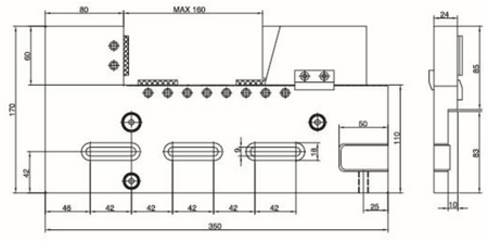 Imadło nierdzewne do EDM VSTV- 320W Vertex