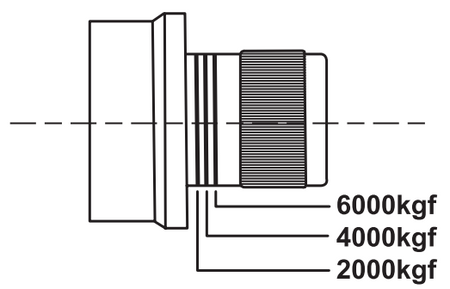 Imadło hydrauliczne super mocne VQC-160H